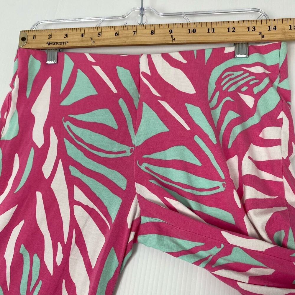 Lilly Pulitzer Pants Size S Georgia May Palazzo Capri Pink Casual‎ Beach - Picture 4 of 10